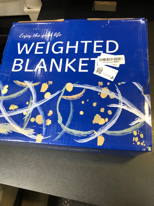 Photo 1 of Alomidds Weighted Blanket, Luxury Velvet Weighted Blankets for Kids,Warm and Breathable Soft and Comfort Minky, Cute Heavy Blanket with Premium Glass Beads (41"x60" 7LBS, Purple)