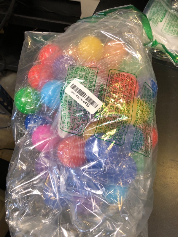 Photo 1 of Playz Soft Plastic Mini Ball Pit Balls 50 Count - w/ 8 Vibrant Colors - Crush Proof, No Sharp Edges, Non Toxic, Phthalate & BPA Free for Baby Toddler Ball Pit, Play Tents & Tunnels Indoor & Outdoor