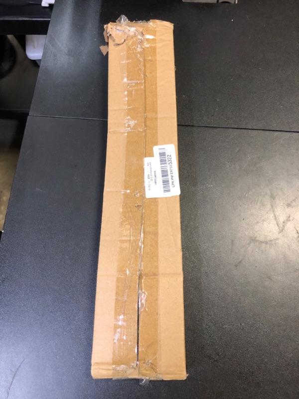 Photo 1 of SMODBRODRE Curtain Rods for Window 32 to 62, Brown 5/8 inch Splicing Single Window Curtain Rod Set with Brackets