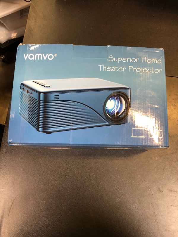 Photo 1 of vamvo Mini Projector WiFi Portable Movie Projectors, Outdoor Projector with Stylish streamlined Design, Smartphones and Tablets Can Easy Connection to Video Projectors