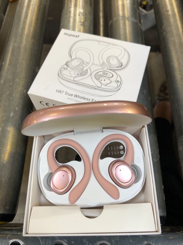Photo 1 of Wireless Earbuds Sport, Bluetooth 5.4 Headphones with Earhook, 2025 Hi-Fi Stereo Over Ear Buds, 50H Earphones with 4 ENC Noise Canceling Mics, IP7 Waterproof Headset for Running Workout (Android/iOS)