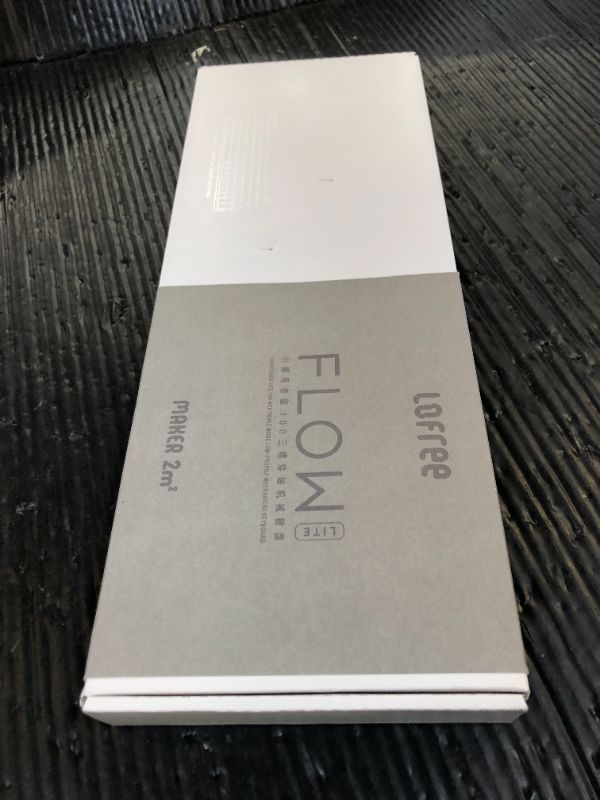 Photo 1 of Flow Lite 100 Keys Low Profile Mechanical Keyboard, Swappable Rechargeable Wireless Keyboard with 2.4G Receiver, Bluetooth and Wired Connection for Windows, Mac/Specter Linear Switches (Marble)