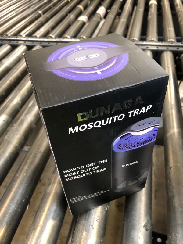 Photo 1 of DUNAGA Fly Traps, Fruit Fly Trap Indoor, Gnat Traps, Bug Zapper Indoor,Mosquito Traps with 10 Sticky Glue Boards, Black