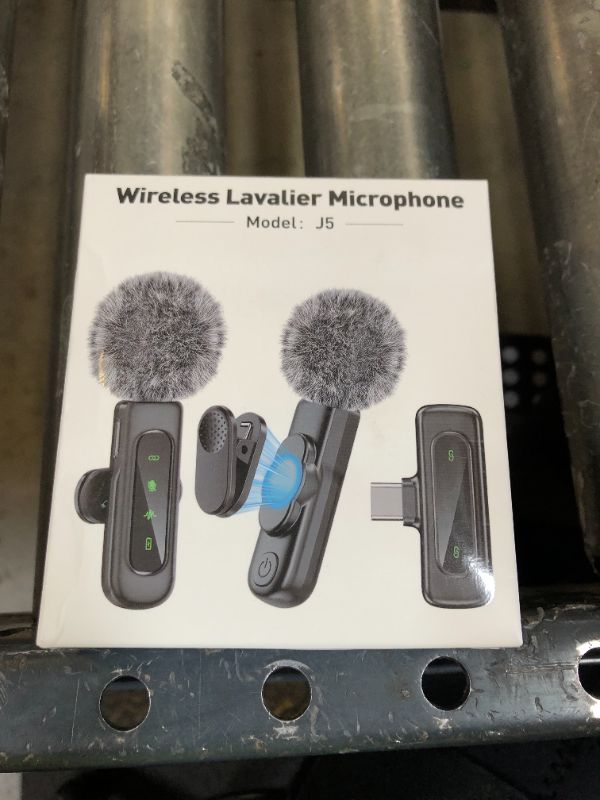 Photo 1 of HEHOTTC USB C Mini Wireless Lavalier Microphone for iPhone/Android,Lapel Mic with Magnetic Clip-on for Record Video?Lav Mic with LED Display Podcast Vlog Content Creator Interview