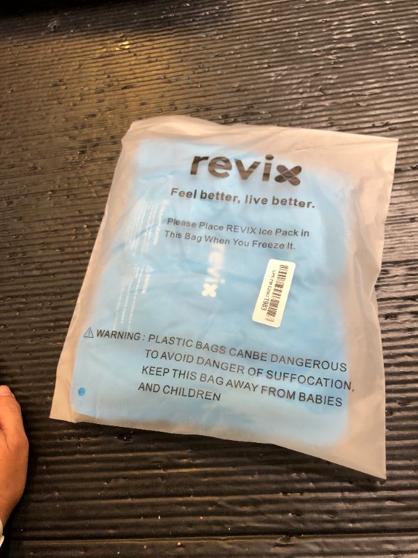 Photo 1 of REVIX Ice Pack for Knee Pain Relief, Reusable Gel Ice Wrap for Leg Injuries, Swelling, Knee Replacement Surgery, Cold Compress Therapy for Arthritis, Meniscus Tear and ACL Blue