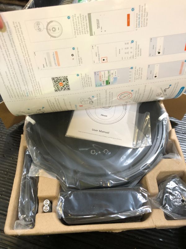 Photo 1 of Tikom Robot Vacuum and Mop Combo, 5000Pa Robotic Vacuum Cleaner, 150 Min Max, App & Remote Control, Ideal for Hard Floor, Carpet, Pet Hair, Self-Charge(G8000 Max)