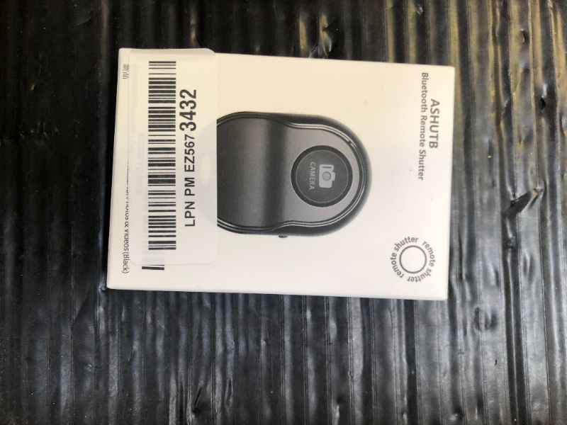 Photo 1 of [Upgraded] Bluetooth 5.0 Remote Shutter for iPhone & Android Camera Wireless Remote Control Selfie Button for iPad iPod Tablet, HD Selfie Clicker for Photos & Videos (Black)