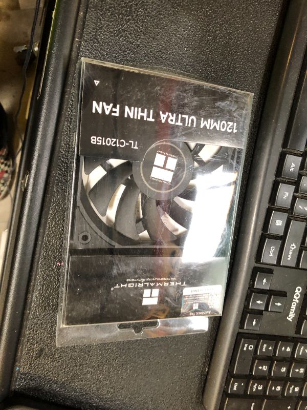 Photo 1 of Thermalright TL-C12015B 120mm Slim Fan, 15mm Thick, PWM Control, 1800RPM, High Performance Slim Fan