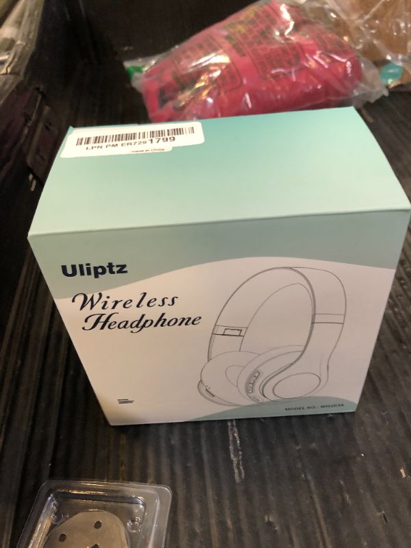 Photo 1 of Uliptz Wireless Bluetooth Headphones, 65H Playtime, 6 EQ Sound Modes, HiFi Stereo Over Ear Headphones with Microphone, Foldable Lightweight Bluetooth 5.3 Headphone for Travel/Office/Cellphone/PC