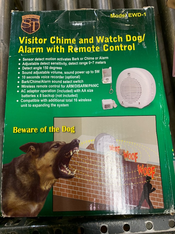 Photo 1 of Electronic Barking Secure Watch Dog