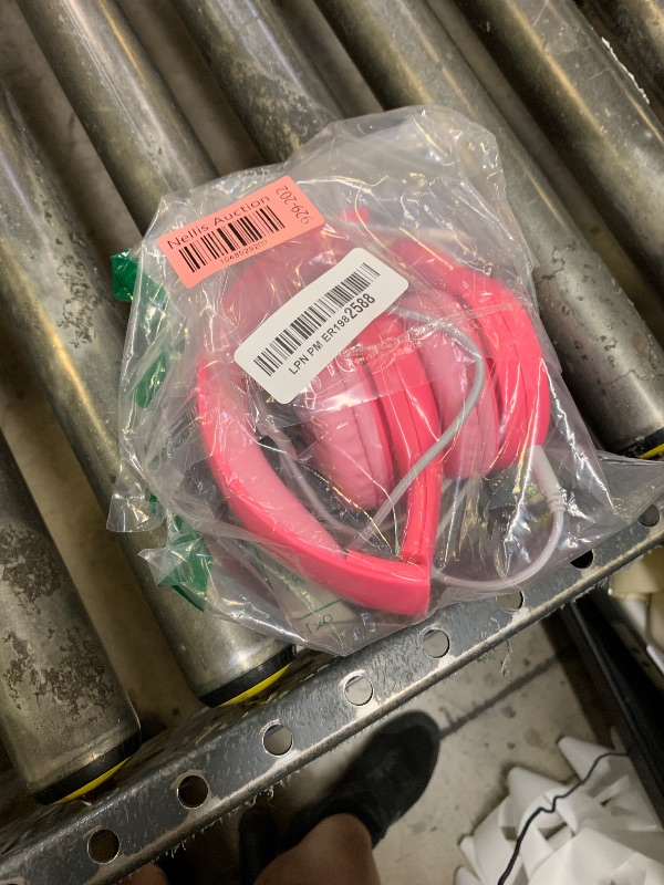 Photo 1 of LilGadgets Connect+Wired Kids Headphones for School with Microphone, Volume Limiting & Noise Reduction Over-Ear Headset with Cord, SharePort Technology & SoftTouch Padding, Pink - Kid Headphones