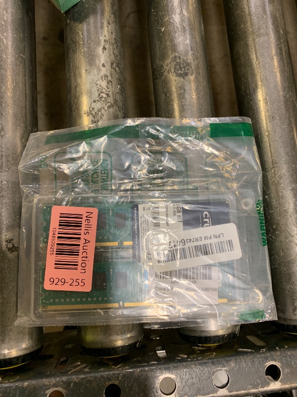 Photo 1 of Crucial RAM 8GB Kit (2x4GB) DDR3 1600 MHz CL11 Desktop Memory CT2K51264BD160B