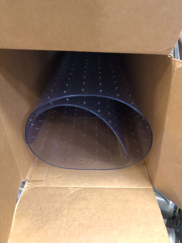 Photo 1 of Dimex Office Chair Mat for Low Pile Carpet with Lip, 36" x 48", Clear