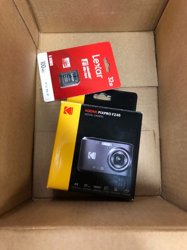 Photo 1 of KODAK PIXPRO Friendly Zoom FZ45-RD 16MP Digital Camera with 4X Optical Zoom 27mm Wide Angle and 2.7" LCD Screen (Red)