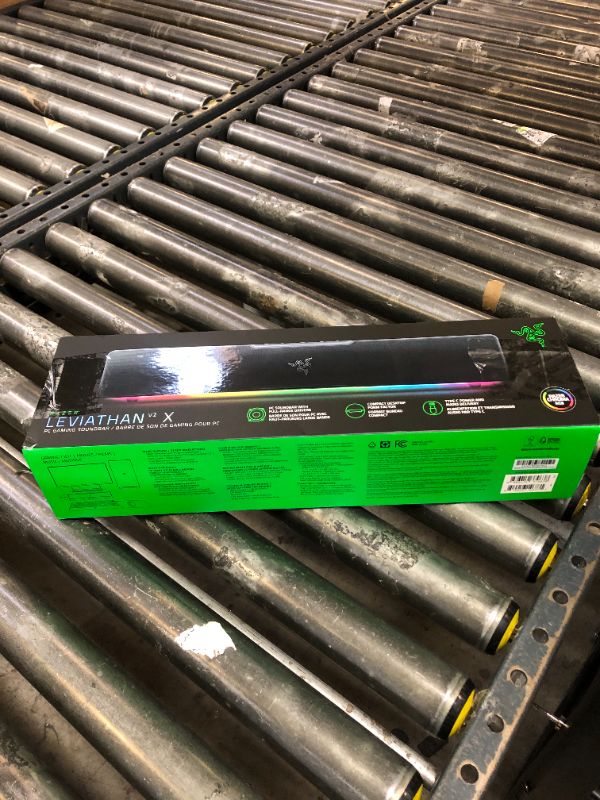 Photo 1 of Razer Leviathan V2 X PC Soundbar with Full-Range Drivers - Compact Design - Chroma RGB - USB Type C Power and Audio Delivery - Bluetooth 5.0 - for PC, Laptop, Smartphones, Tablets & Nintendo Switch