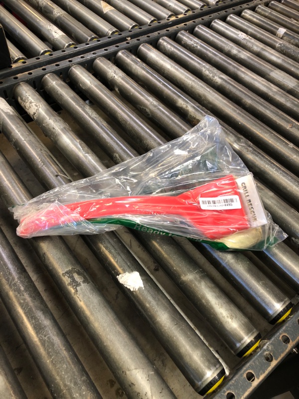 Photo 1 of Grill Rescue BBQ Replaceable Cleaning Head, Bristle Free - Durable and Unique Grill Tools for Cast Iron or Stainless-Steel Grates, Barbecue Cleaner