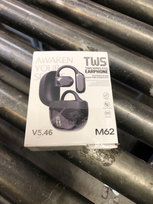 Photo 1 of Translation Earbuds Real Time, 144 Language Translator Earbuds 2025 AI Translating Earbud Compatible with iPhone & Android, 4-in-1 Translating Device for Travel, Business, and Learning (Black)