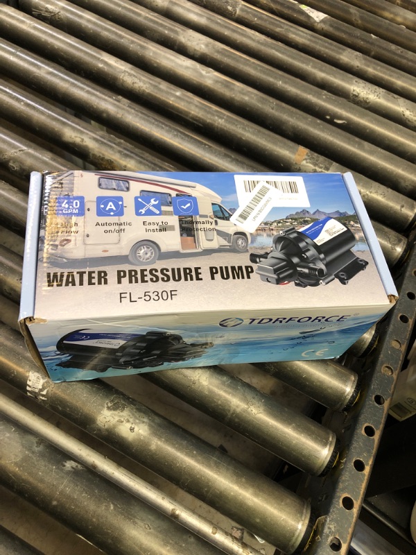 Photo 1 of TDR Venus 12V RV Water Pressure Booster Pump - Self Priming, 50psi, 4gpm On Demand Pump for Kitchen, Bathroom, Garden, Marine & Boats