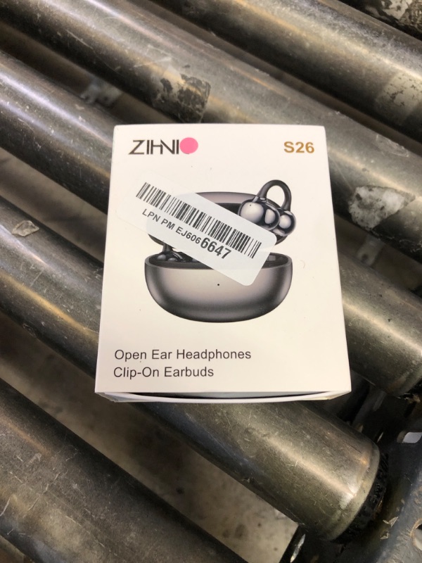 Photo 1 of ZIHNIC S26 Wireless Clip on Earbuds, Open Ear Wireless Bluetooth 5.4 Headphones with Mic, IPX5 Waterproof, 35Hr Play time, Light Weight -Rose-Gold