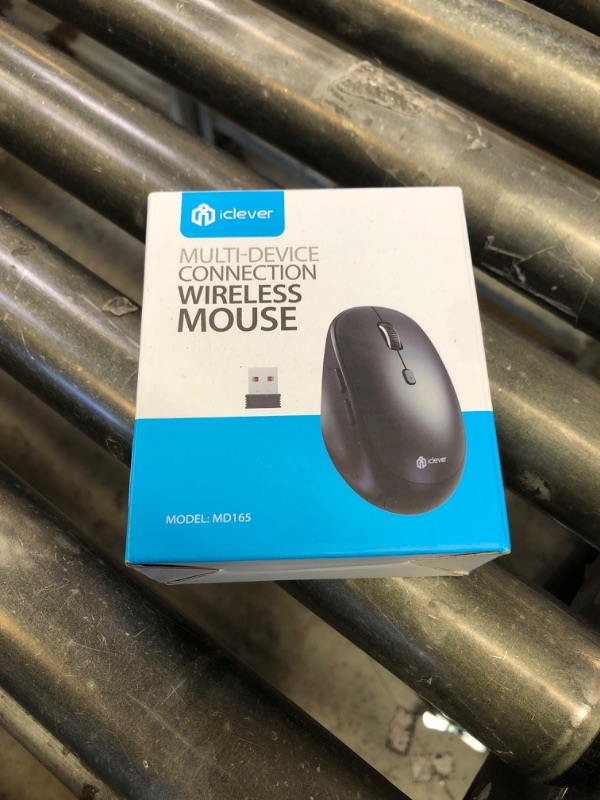 Mouse Devie iClever MD165 Dual Mode Wireless Mouse, Bluetooth Type-C Rechargeable ...