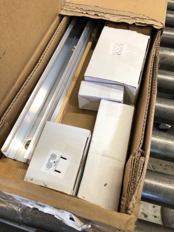 Photo 1 of JUBEST 48"x80" Pocket Door Frame Kit with 88LBS Two-Way Soft-Close Mechanism, Durable, Smoothly and Quietly, Easy to Install Hidden Door for 24" to 48"x80"
