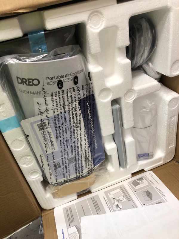 Photo 1 of Dreo Portable Air Conditioners, 10,000 BTU Air Conditioner for Bedroom with Drainage-free Cooling, 45dB Quiet, APP/Voice/Remote, 24h Timer with Fan & Dehumidifier, Smart AC Unit for Room Indoors