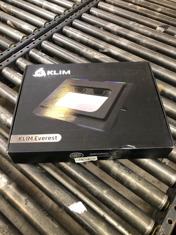 Photo 1 of KLIM Everest Laptop Cooling Pad | New | Powerful Turbo-Fan 4300 RPM Laptop Cooler | Sealed Foam for Maximum Performance | Avoid Overheating and Protect Your Gaming Laptop | 14-17.3 in
