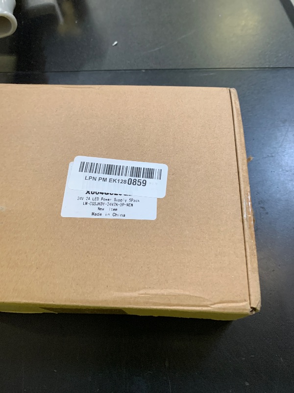 Photo 1 of 24V Power Supply, 24 Volt 2A 48W LED Power Supply Adapter, AC 100-240V to DC 24V Converter Transformer for LED Strip Lights, Wall Plug Power Supply with 5.5/2.1 DC Female Connector (5 Pack)