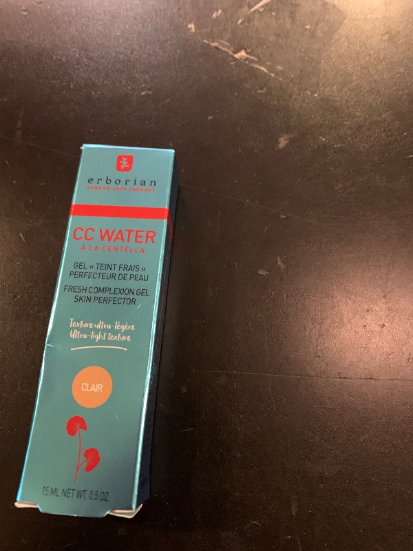 Photo 1 of Erborian CC Water with Hyaluronic Acid, Clair - Ultra-Light Aqua Gel Color Corrector with Centella Asiatica & Hyaluronic Acid - Plump, Softer & Hydrated Skin - Korean Skincare Skin Perfector- 0.5 Oz