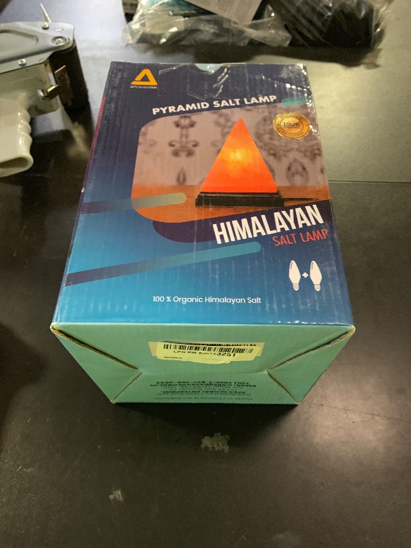 Photo 1 of NatureBoost Himalayan Pink Salt Pyramid Lamp (Pyramid)