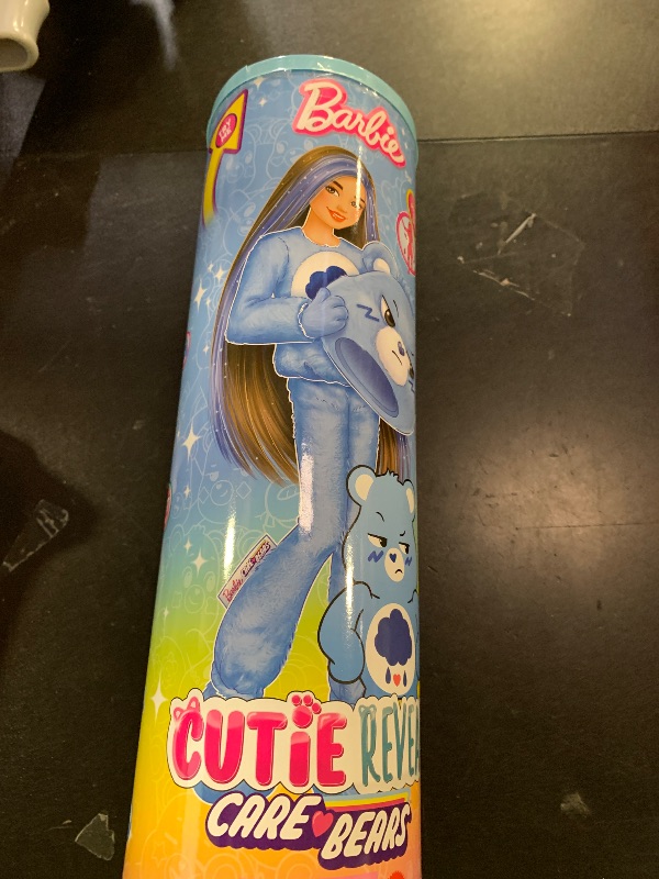 Photo 1 of Barbie Cutie Reveal Care Bears Series Doll & Accessories Set with Grumpy Bear Costume & 10 Surprises Including Color Change & Mini Bear