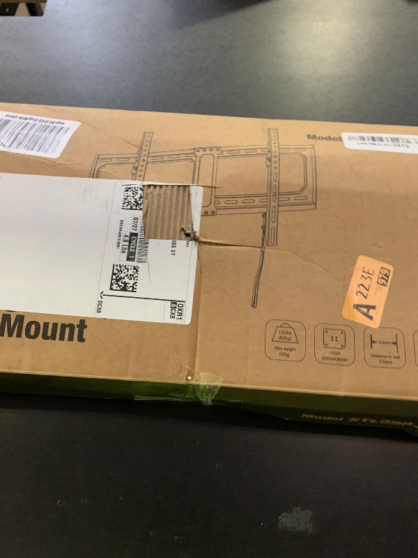 Photo 1 of IWORKBORAD 55 65 75 85 inch Low Profile TV Wall Mount for 32-90 '' TVs, Tilt TV Mount Bracket, Safe Lock & Quick Release, Max VESA 600x400mm, 24 inch Studs,132 lbs, Fit Most 55+ 75+ 85+ 86 TVs