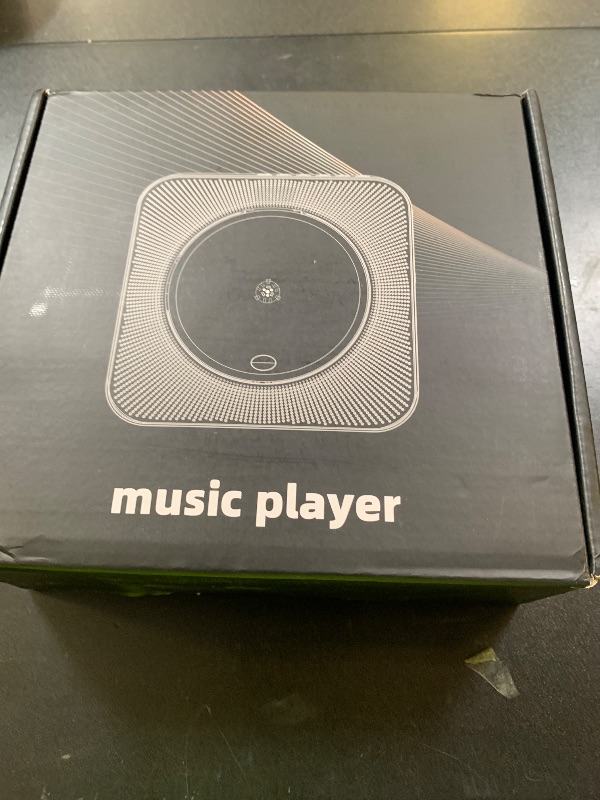 Photo 1 of Gueray CD Player Portable Bluetooth Desktop CD Player for Home with Timer Built-in HiFi Speakers with LCD Screen Display Boombox FM Radio USB Type-c