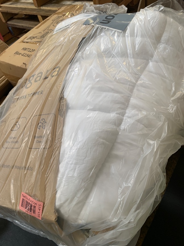 Photo 1 of Ultra Soft Queen Size Mattress Topper - Viscose Made from Bamboo Pillow Top Mattress Pad for Back Pain Relief - Naturally Cooling for Hot Sleepers, Black