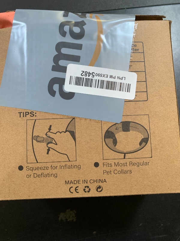 Photo 1 of Supet Raised Inflatable Dog Cone Collar to Stop Licking, Soft Dog Cone Alternative After Surgery, Doggie Neck Donut Collar for Small Medium Large Dogs