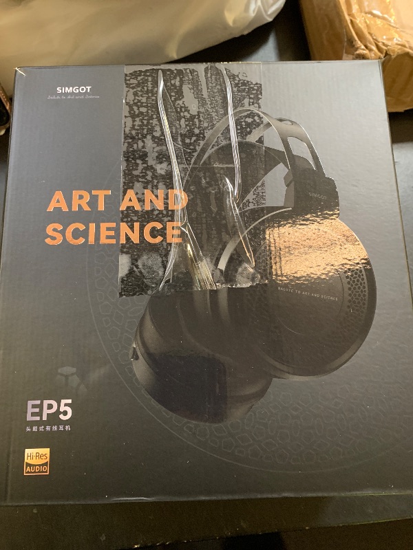 Photo 1 of Linsoul SIMGOT EP5 Over-Ear Headphones, 50mm Ultra-Magnetic Drivers, Innovative Closed-Back HiFi Monitor, Dual 3.5mm TRS Detachable Cable, Lightweight Gaming Wired Headset for PC/Mobile