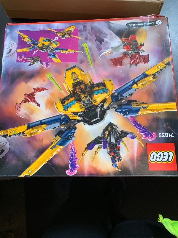 Photo 1 of LEGO NINJAGO Ras and Arin's Super Storm Jet Toy - Building Toy for Kids, Boys and Girls, Ages 8+ - Airplane Toy with Detachable Drone and 3 Minifigures - Gift Idea for Birthdays - 71833