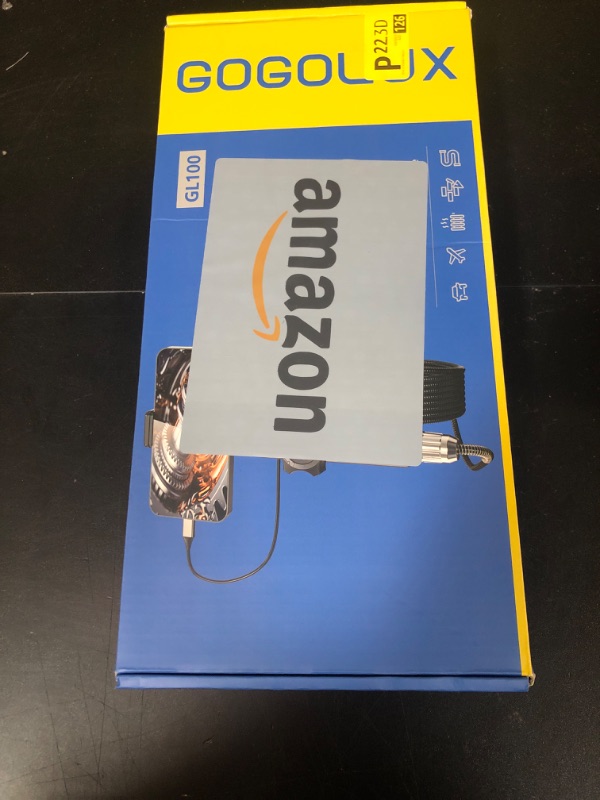 Photo 1 of Endoscope Camera with Light[360°Rotation], 1920P HD Articulating Borescope with Semi-Rigid Snake Camera, IP67 Waterproof Inspection, Gifts/Tools Bore Scope for Men for iPhone