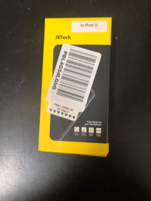 Photo 1 of JETech Case for iPhone 14 6.1-Inch, Non-Yellowing Shockproof Phone Bumper Cover, Anti-Scratch Clear Back (Clear)