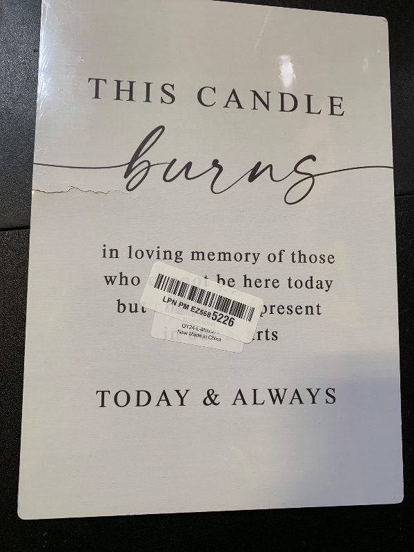 Photo 1 of Funeral Sign, 8x11 White Minimalist Style Loss of Loved One Memorial Sign, In Loving Memory Sign, Funeral Decorations, Wedding Table Decor, Memorial Gifts For Loss of Loved One, Bereavement Gifts -11