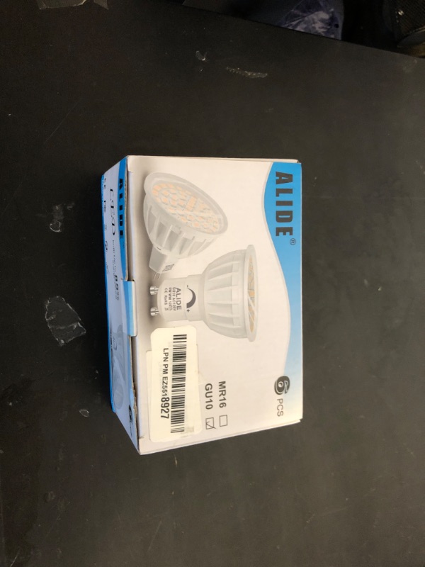 Photo 1 of ALIDE Dimmable GU10 Led Bulbs,Replace 50W Halogen,4000K Neutral White Flood Wide Angle 120 Deg,AC120V GU10 5W Led Bulbs for Floodlight Track Recessed Accent Ceiling Lighting,500lm,6Pack