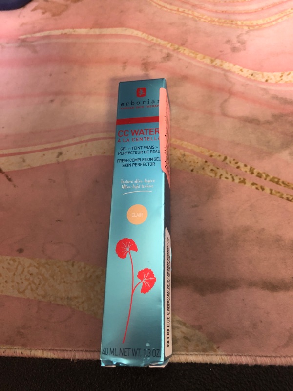Photo 1 of Erborian CC Water with Hyaluronic Acid, Clair - Ultra-Light Aqua Gel Color Corrector with Centella Asiatica & Hyaluronic Acid - Plump, Softer & Hydrated Skin - Korean Skincare Skin Perfector - 1.3 Oz