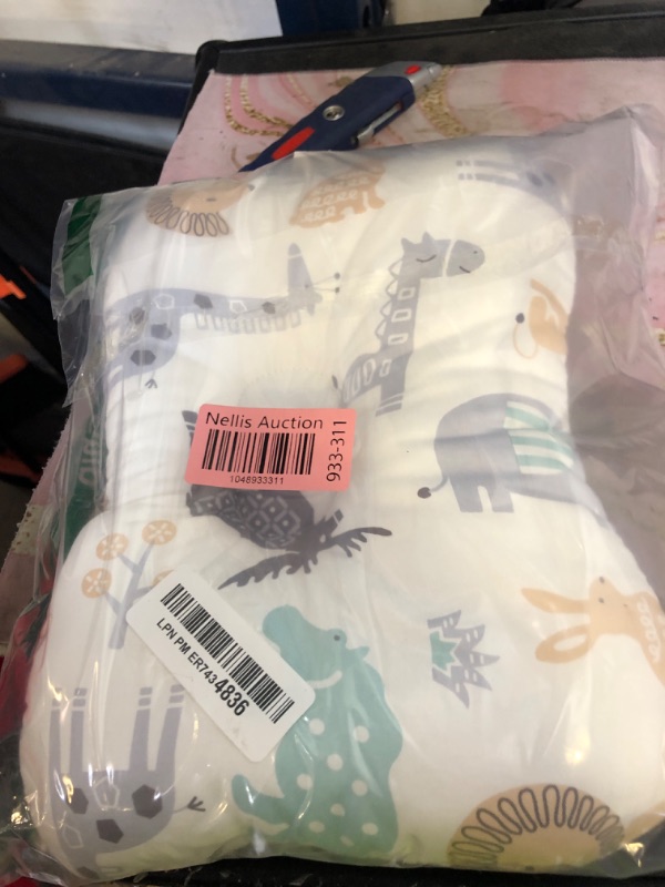 Photo 1 of WelsLife Soft Hypoallergenic Baby Head & Neck Support Organic Cotton Cover Machine Washable (Animal World)
