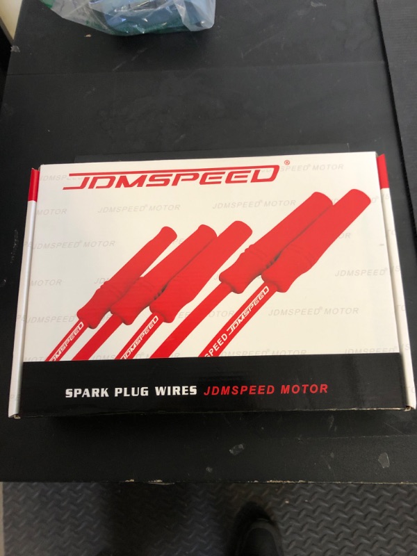 Photo 1 of JDMSPEED New Heat Spark Plug Ignition Wires Set 10.5mm Replacement 