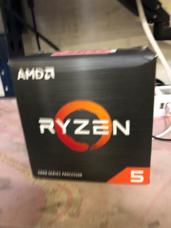 Photo 1 of AMD Ryzen 5 5500 6-Core, 12-Thread Unlocked Desktop Processor with Wraith Stealth Cooler