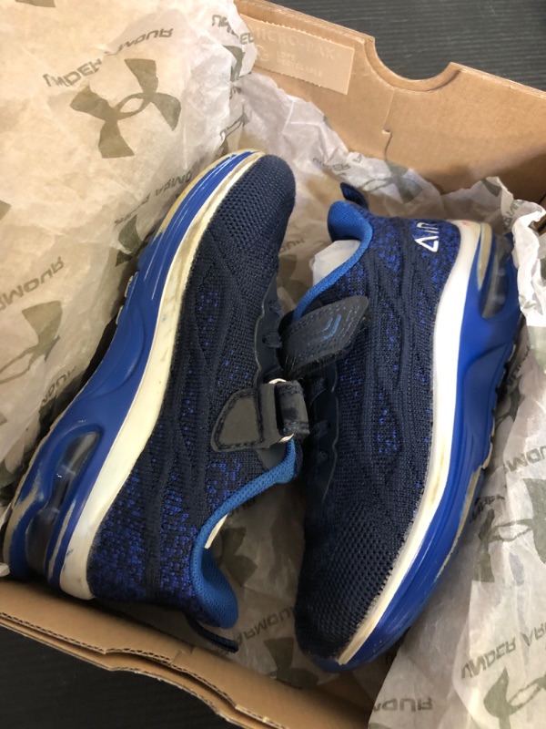 Photo 1 of PERSOUL Kids Shoes for Boys Girls Children Tennis Sports Athletic School Running Sneakers (Blue Size 11.5 Child)