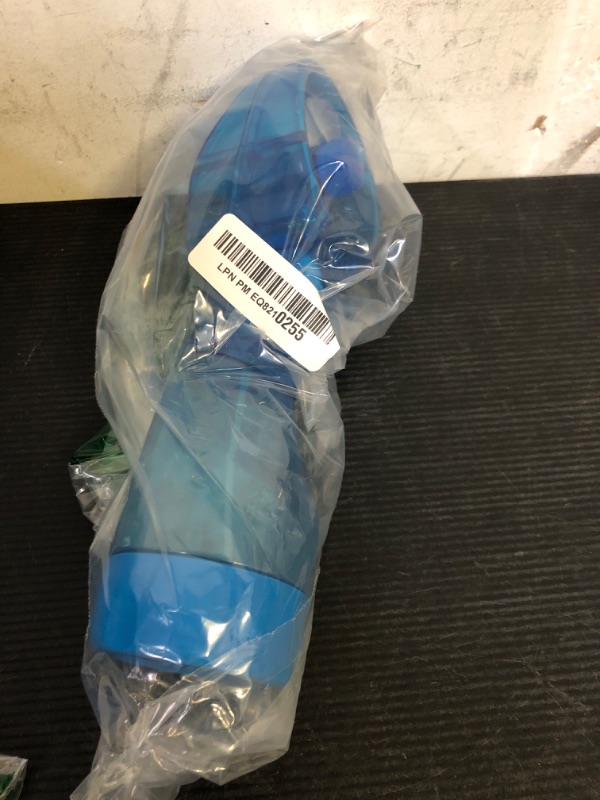 Photo 1 of O2COOL Deluxe Handheld Battery Powered Water Misting Fan (Light Blue)