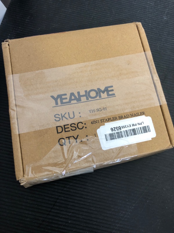 Photo 1 of Upholstery Staple Gun Heavy Duty, YEAHOME 4-in-1 Stapler Gun with 4000 Staples, Manual Brad Nailer Power Adjustment Stapler Gun for Wood, Crafts, Carpentry, Decoration DIY