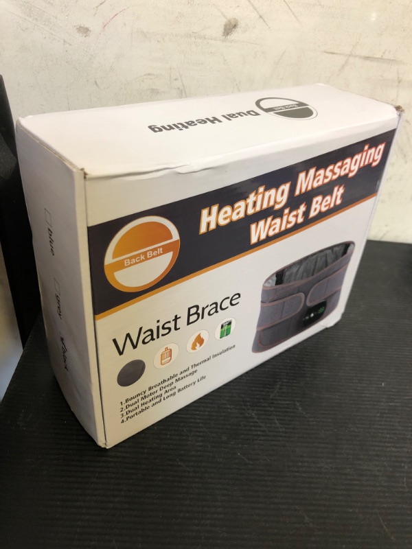 Photo 1 of Cordless Heating Pad for Back, Portable Lower Back Massager, Heated Back Brace Vibration Wrap, Heated Back Belt, Wearable Heating Pads Lumbar Support Heat Pad