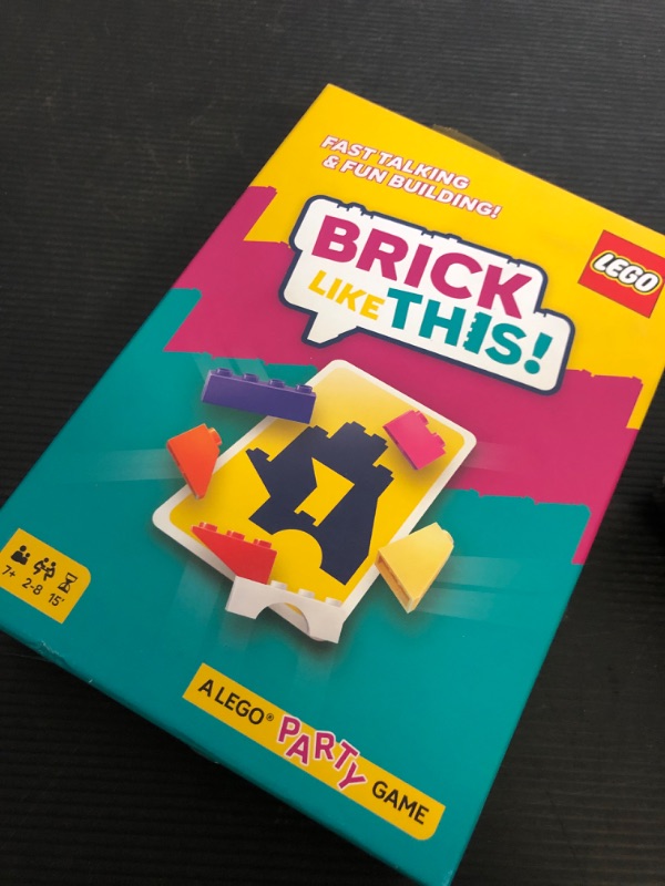 Photo 1 of Brick Like This! The Official Lego Party Game - A Fast, Fun Building Game for Families, Kids, Teens & Adults, Ages 7+, 2-8 Players, 15 Minute Playtime